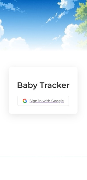 Baby Tracker Login